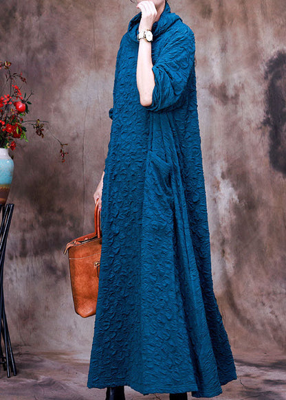 Blue Pockets Dress Spring