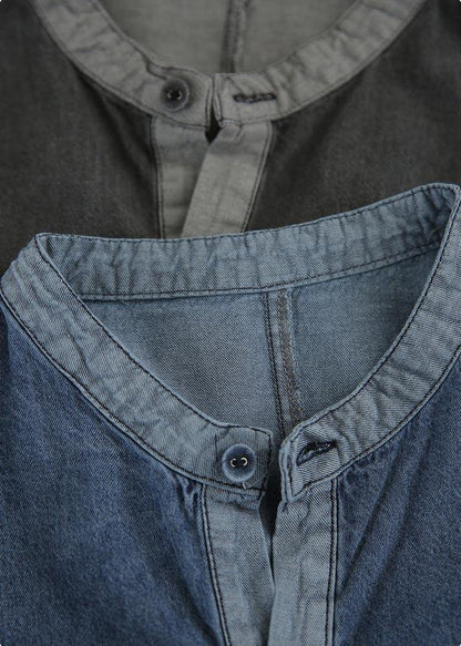 Grey Button Summer Outfits Shorts