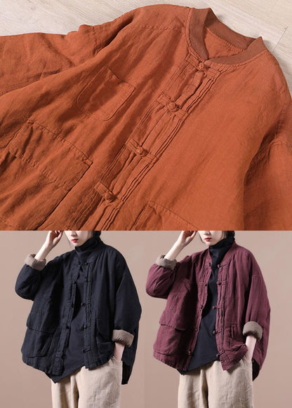 Mulberry Oversized Linen Coat Outwear Winter Parkas