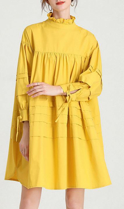 Grey Flowers Stand Cotton Bow Spring Maxi Dresses