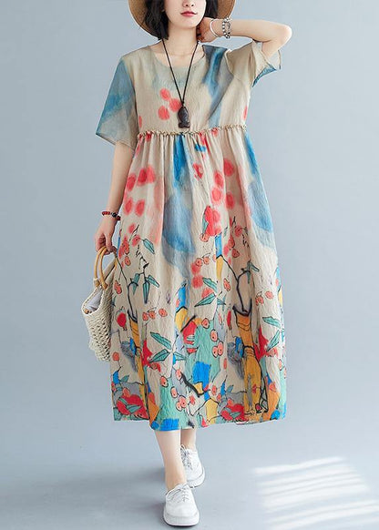 Summer Dress Printed Skirt Dress