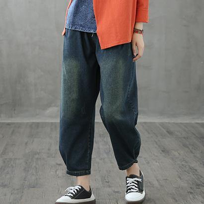 Retro Jeans Loose High Waist Long Pants New Cropped Pants