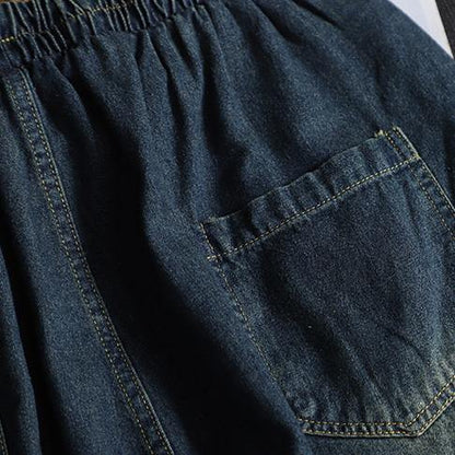 Retro Jeans Loose High Waist Long Pants New Cropped Pants
