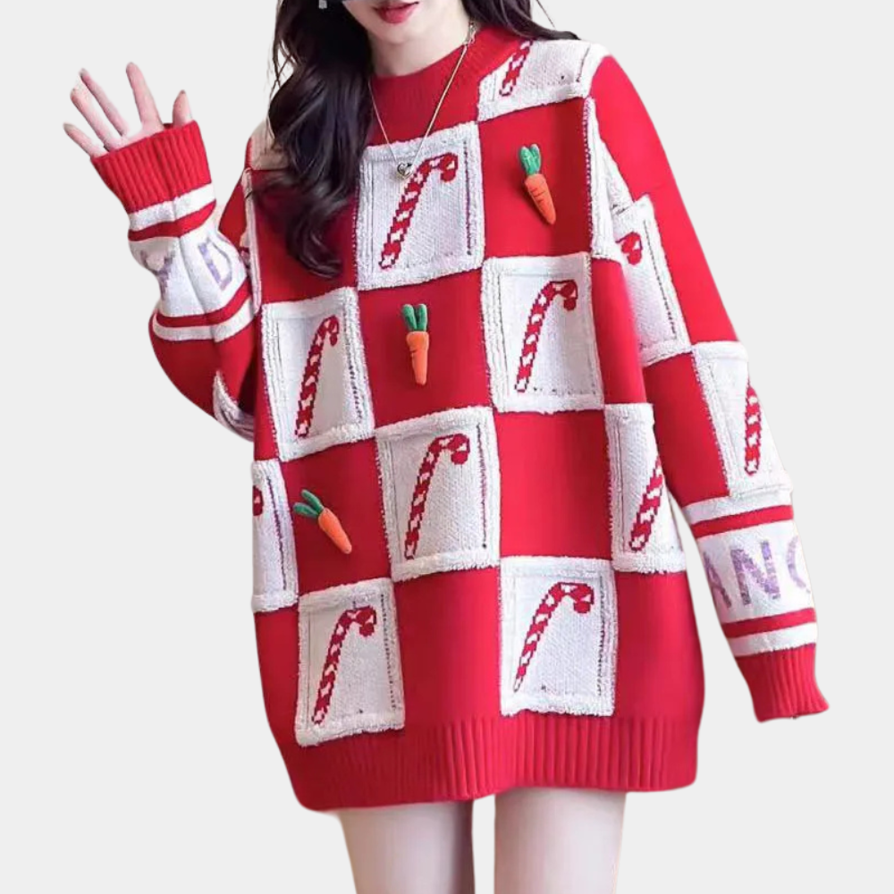 Oversized Christmas Sweater Ugly Christmas Sweater Women's