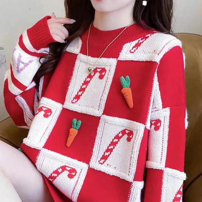 Oversized Christmas Sweater Ugly Christmas Sweater Women's