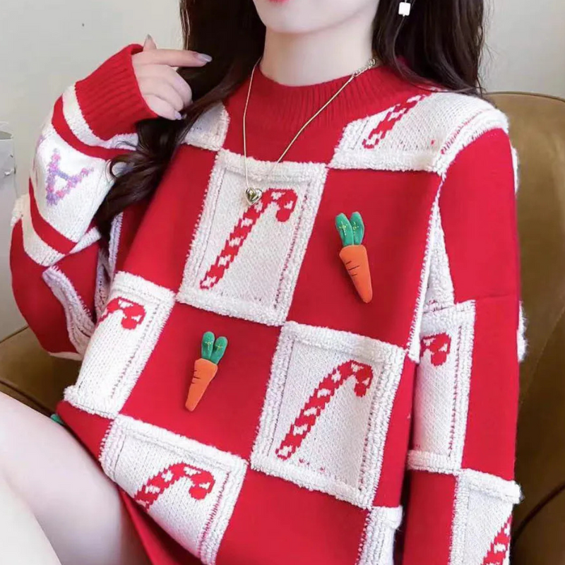 Oversized Christmas Sweater Ugly Christmas Sweater Women's
