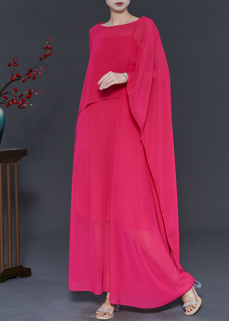 Rose Chiffon Sets 2 Pieces Low High Design Spring
