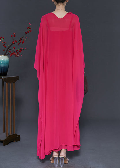 Rose Chiffon Sets 2 Pieces Low High Design Spring