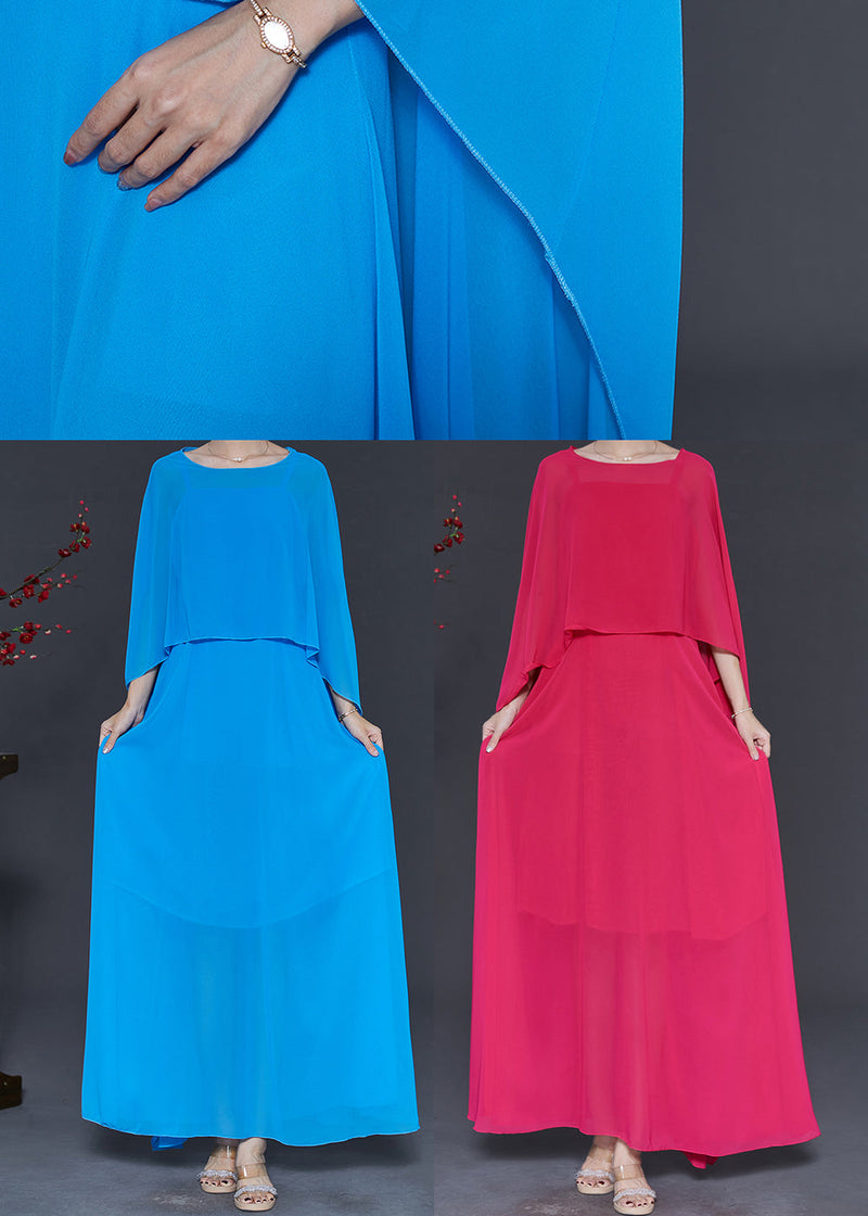 Rose Chiffon Sets 2 Pieces Low High Design Spring