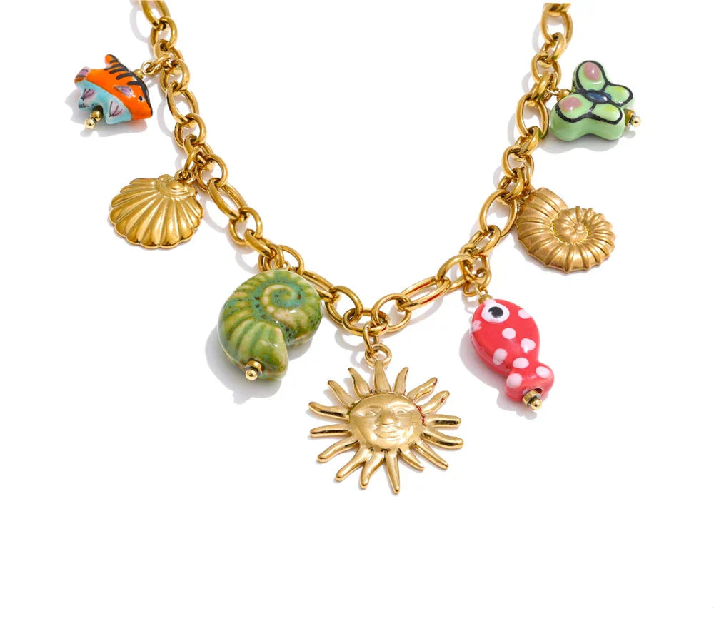 Ocean Pendant Necklace
