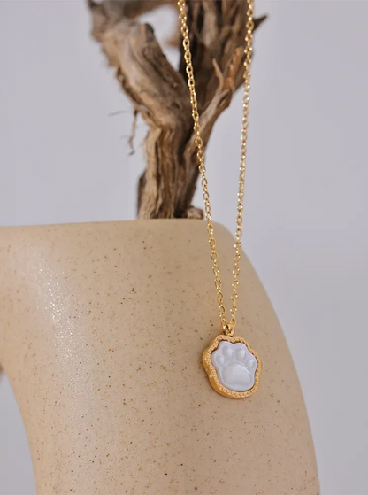 Gold Plated Paw Necklace