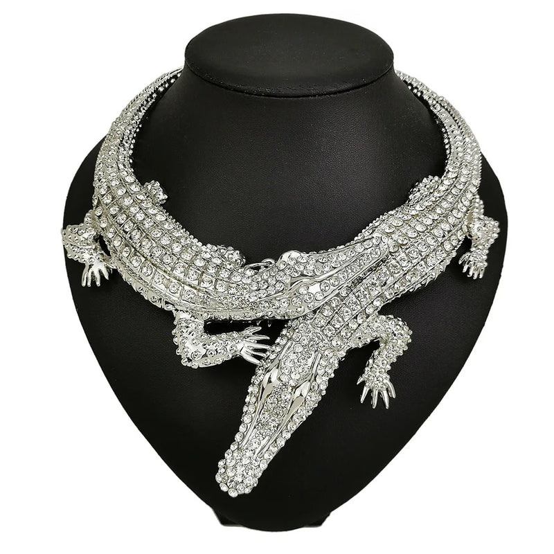 Statement Croc Necklace