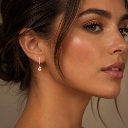 “giselle” Luxe Demi Fine Petite Hoops
