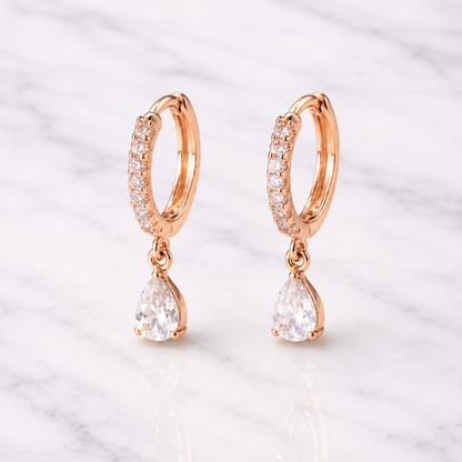 “giselle” Luxe Demi Fine Petite Hoops