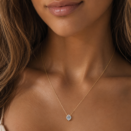 "carter" Lab Created Pendant Necklace