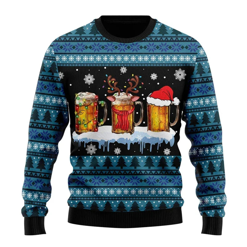 Karl Men's Fun Beer Christmas Sweater