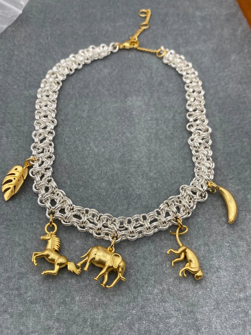 Flora & Fauna Chain Necklace