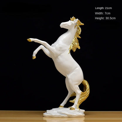 Rearing Horse Sculpture