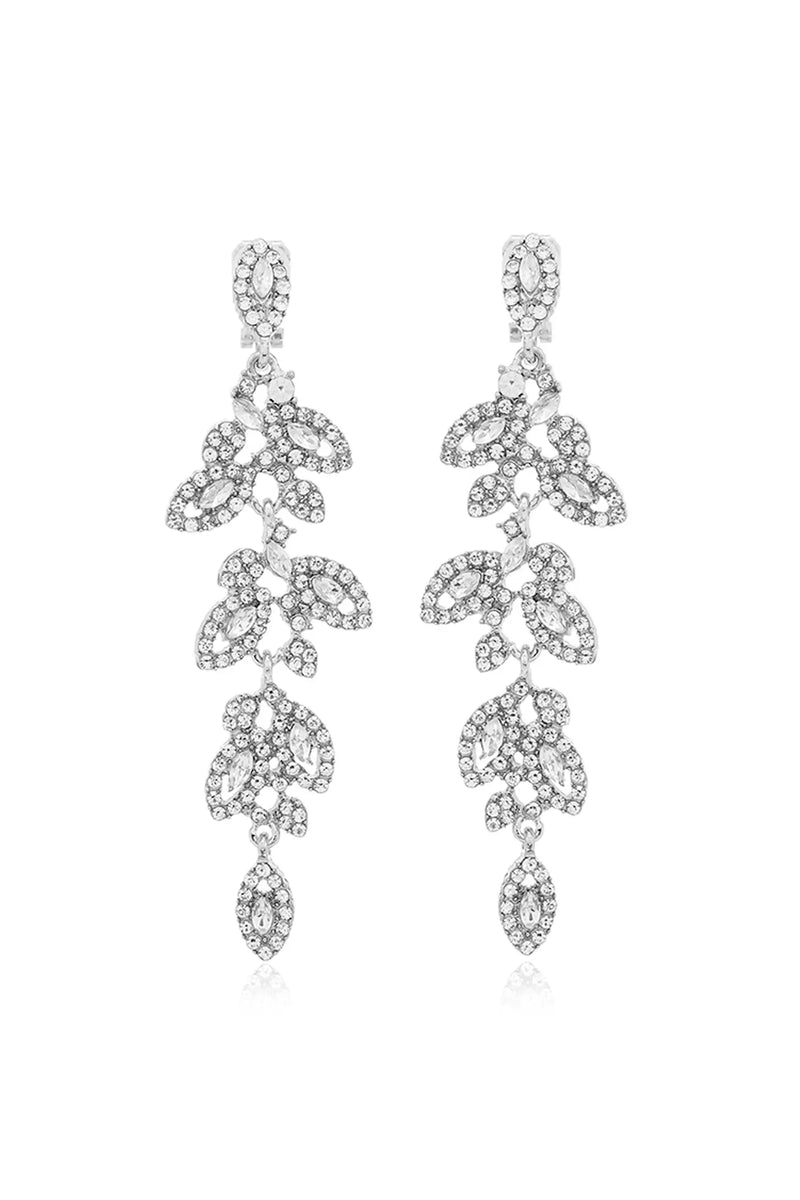 Sherry Silver Leaf Earrings