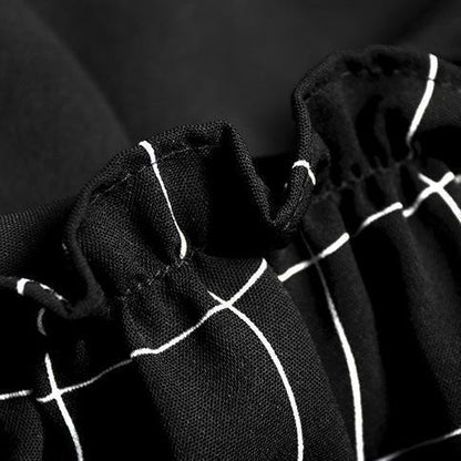 Simple Patchwork Dress for Indian Sewing Black Silk Cotton Dresses