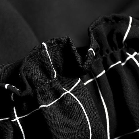 Simple Patchwork Dress for Indian Sewing Black Silk Cotton Dresses