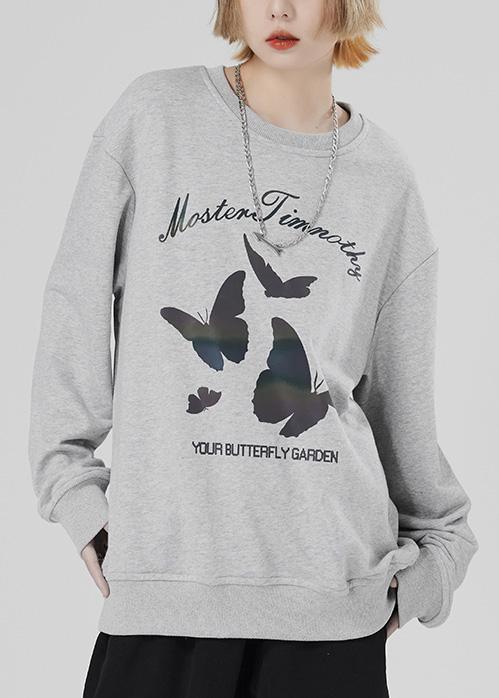 Simple Yellow Green Cotton Clothes for Prints Clothing Autumn Sweatshirt