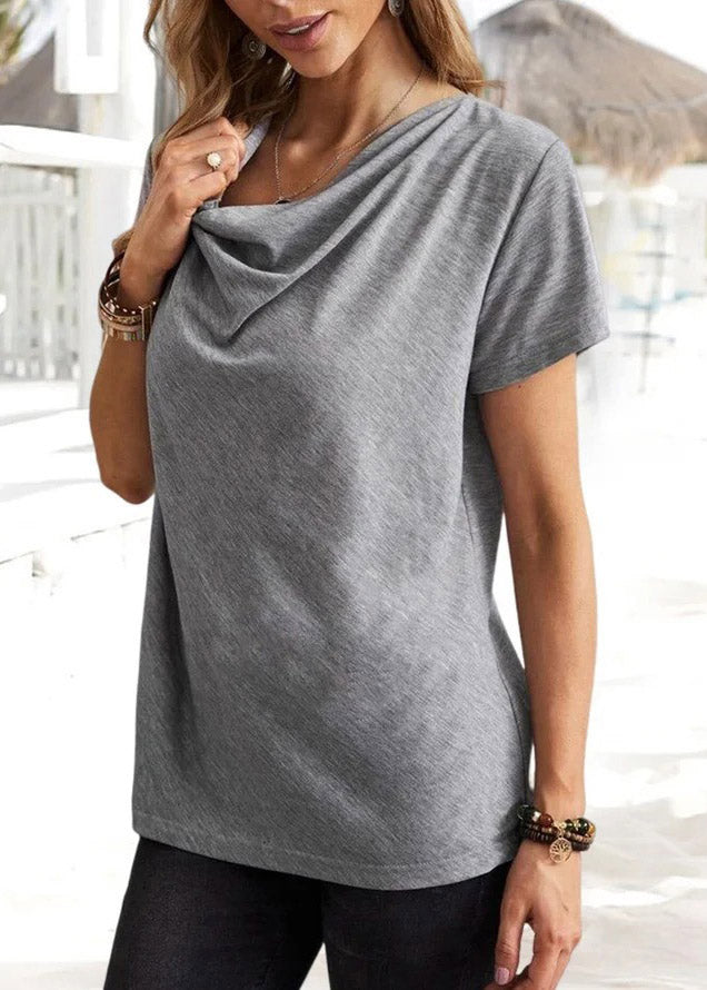 Color Grey Short Sleeve