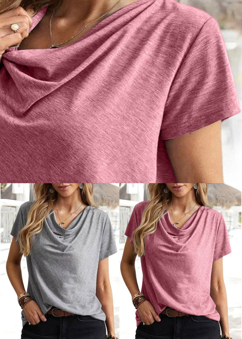 Color Grey Short Sleeve