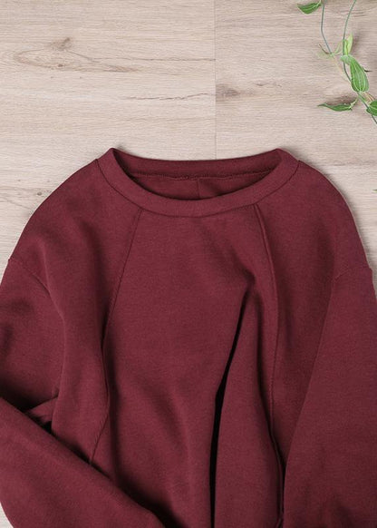 Street Wine Red  Sweatshirt