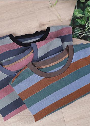 Style Patchwork Spring Shirts Black Tops