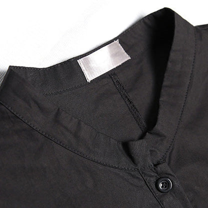 Style Black Cotton Dresses Outfits Drawstring Midi Dress