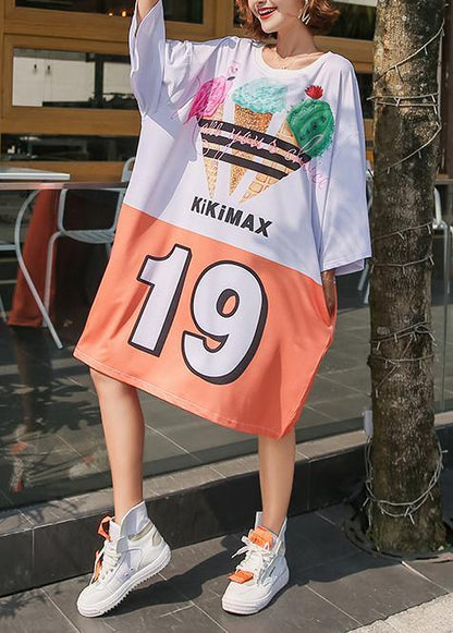 Style Photo Color Cotton Dresses Loose Summer Dress