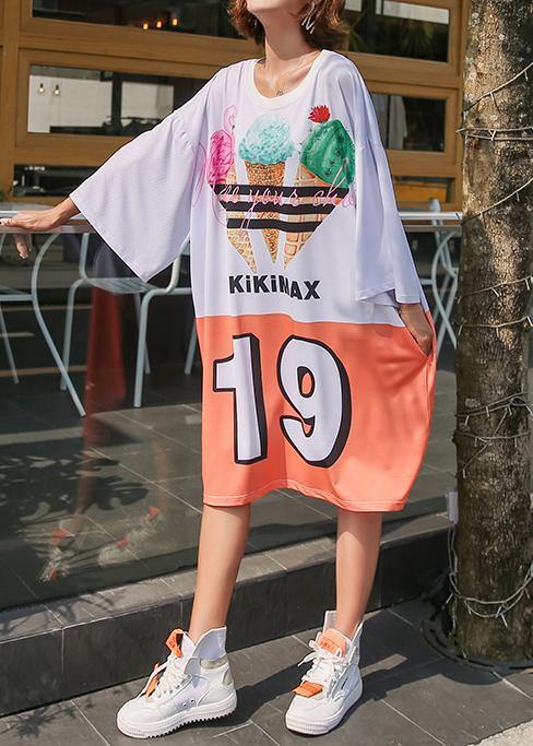 Style Photo Color Cotton Dresses Loose Summer Dress