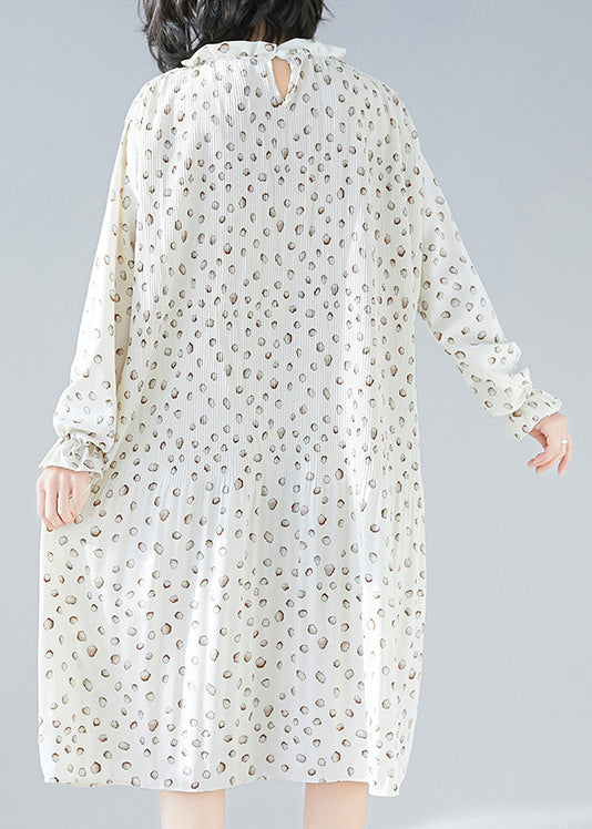 Style Cinched Chiffon Robes Wardrobes White Clothing Dress Summer