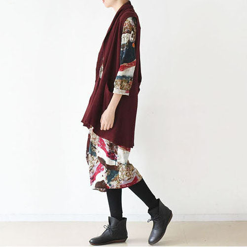 Stylish Linen Vests Causal Cardigans Linen Clothing