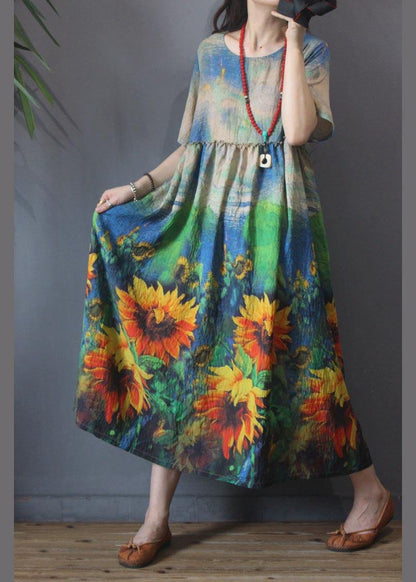 Sunflower Mid Length Dress Summer