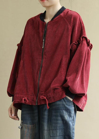 Unique Green Spring Jackets Outfit Ruffles