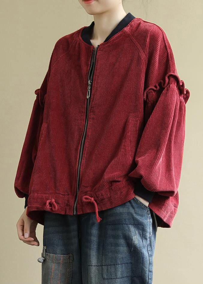 Unique Green Spring Jackets Outfit Ruffles