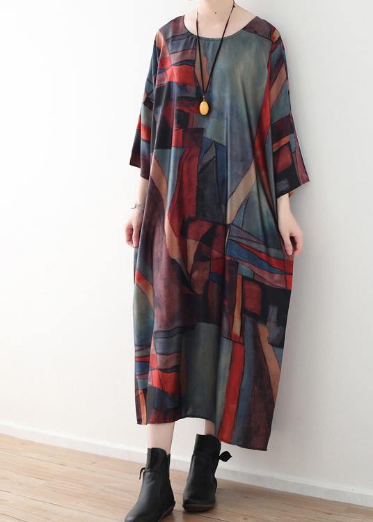 Unique Saitn Red and Green Spring Robe