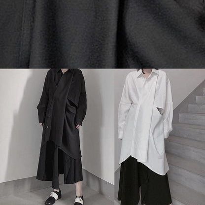 Unique Stand Collar Hollow Out Spring Quilting Clothes Pattern Black Maxi Dresses