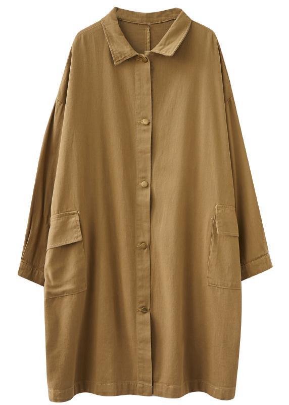 Unique Yellow Clothes for Lapel Patchwork Daily Spring Blouses
