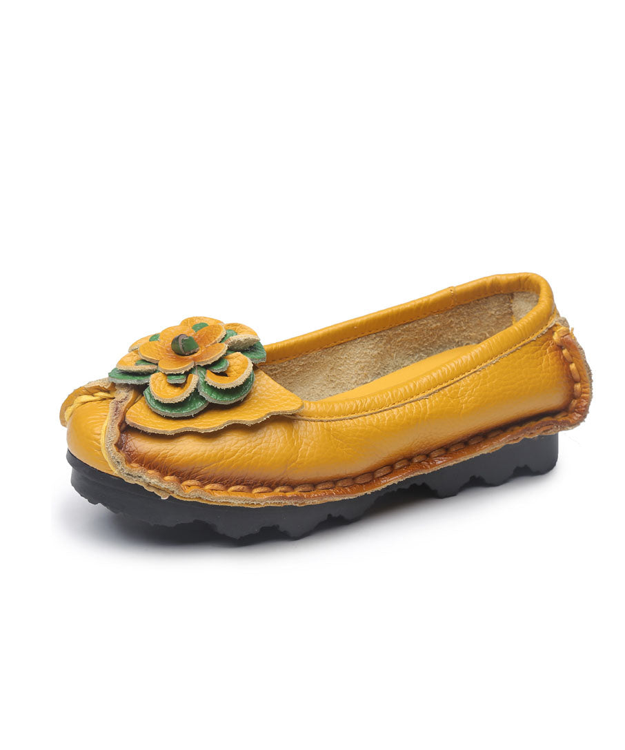 Splicing Penny Loafers Light Grey Cowhide Leather
