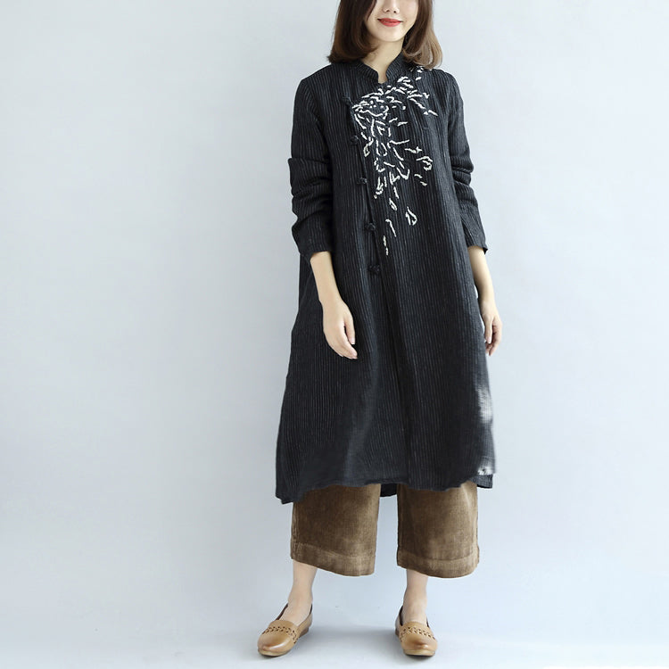 Black Linen Dresses Linen Blouses Caftans