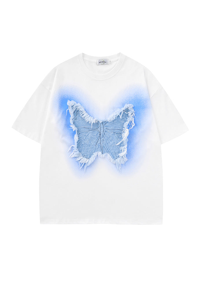 White O-neck Cozy Cotton T Shirts Summer