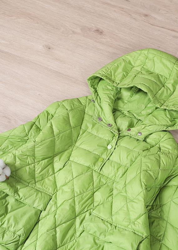 Winter Clothes Green New Loose Large Size Cotton Coat