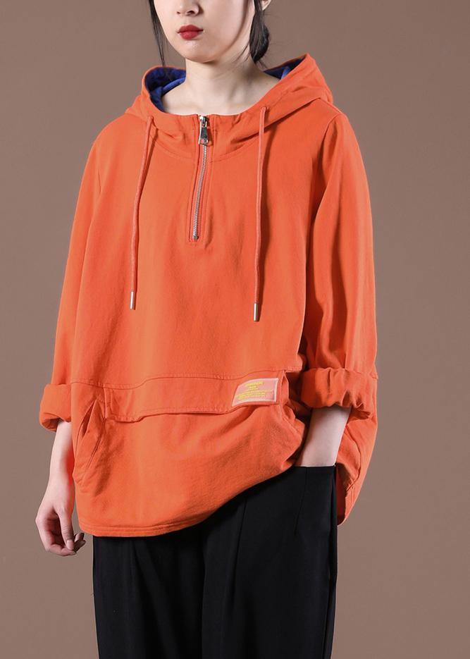 Women Casual Spring Beautiful Blouses For Orange Sewing Tops