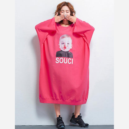 Clothing Loose Print Dresses
