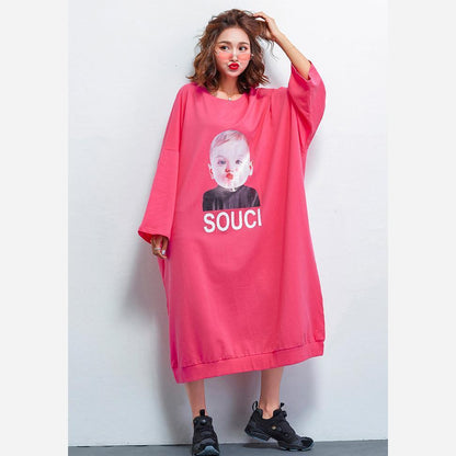 Clothing Loose Print Dresses