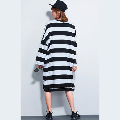 Dress Loose Striped Dresses