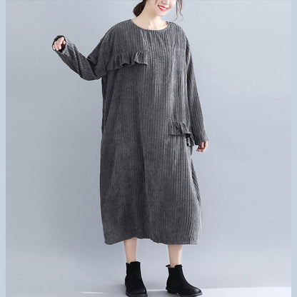 Kintted Dress Loose Pullover Long Shirt